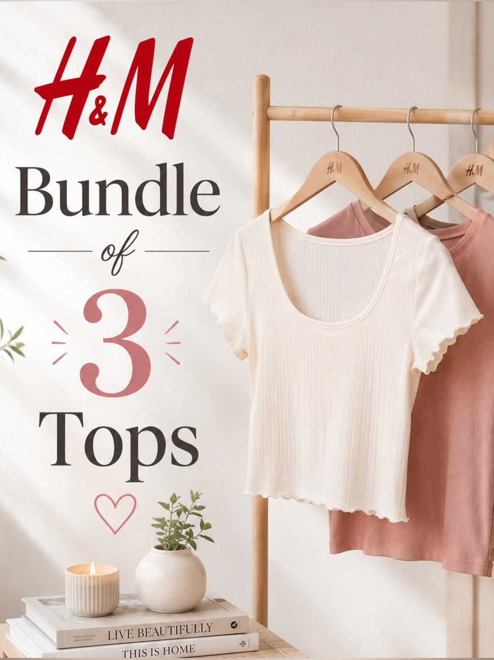 👗 BUNDLE of H&M Tops Size L